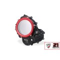 CNC Racing TROY BAYLISS LIMITED EDITION Clear Wet Clutch Cover for the Ducati Hypermotard 698 Mono CNC Racing TROY BAYLISS LIMITED EDITION Clear Wet Clutch Cover for the Ducati Hypermotard 698 Mono